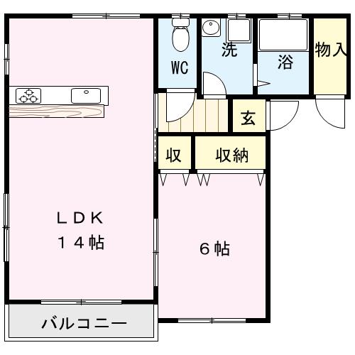 チェリーハイツ 間取図