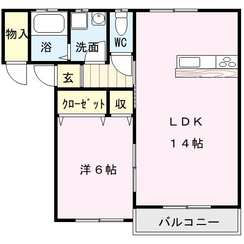 チェリーハイツ 間取図
