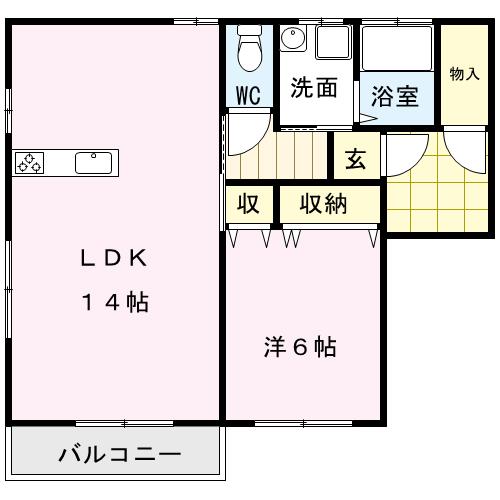 チェリーハイツ 間取図