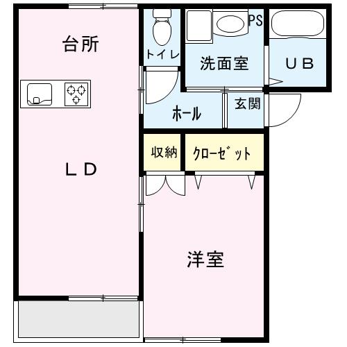 コーポサンライズ 間取図